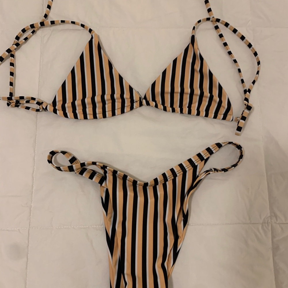 Striped Bikini - Picture 2 of 2